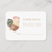 Schattigee Boerderijdieren Barnyard Luierloterij Informatiekaartje (Voorkant)