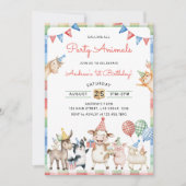 Schattigee Boerderijdieren Bellen Alle Feesten 1e Kaart (Voorkant)