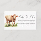 Schattigee boerderijdieren Boek Aanvraag Baby show Informatiekaartje (Voorkant)