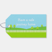 Schattigee Boerderijdieren Cadeau Label Cadeaulabel (Achterkant Horizontaal)