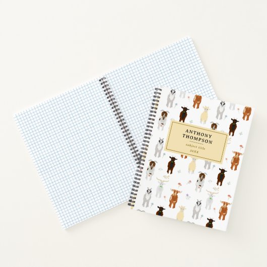 Schattigee Boerderijdieren Foto Keepsake Album Notitieboek (Binnen)