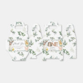 Schattigee Boerderijdieren Greenery Boy Girl 1st B Bedankdoosjes (Uitgevouwen)