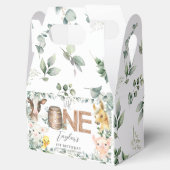 Schattigee Boerderijdieren Greenery Boy Girl 1st B Bedankdoosjes (Geopend)