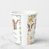 Schattigee Boerderijdieren Groen Jongensschuur Bab Papieren Bekers (Links)