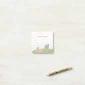 Schattigee boerderijdieren Kinder regenboogpaard Post-it® Notes (Op bureau)