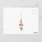 Schattigee Boerderijdieren Koe, Varkens en Haan Da Briefkaart (Achterkant)