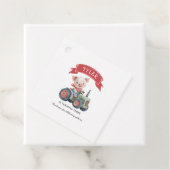 Schattigee Boerderijdieren Varkensverjaardagsfeest Bedankjes Labels (In situ)