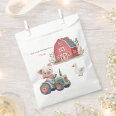 Schattigee boerderijdieren Varkenswerf Verjaardags Bedankzakje (Geknipt)