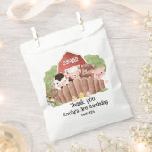 Schattigee boerderijdieren Verjaardag Bedankzakje (Geknipt)