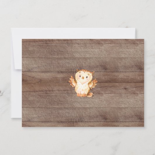 Schattigee Boeren Markt Baby shower Uitnodiging (Achterkant)