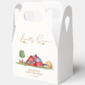 Schattigee Boeren Markt Barnyard Baby shower Bedankdoosjes (Open)
