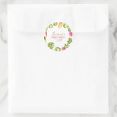 Schattigee boeren markt verjaardag sticker (Tas)