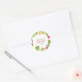 Schattigee boeren markt verjaardag sticker (Envelop)