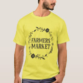 Schattigee Boeren markt woord kunst T-shirt (Voorkant)