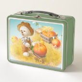 Schattigee Boerenhond met Pompoen (Voorkant)