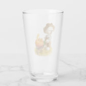 Schattigee Boerenhond met Pompoen Glas (Achterkant)