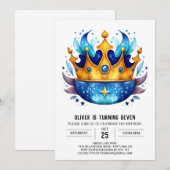 Schattigee Boheemse kroonverjaardag Kaart (Voorkant / Achterkant)