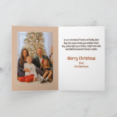 Schattigee Boho Cadeaus Binnen Foto Kerstvakantie Kaart (Binnen)