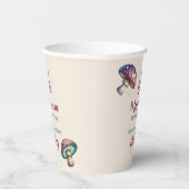 Schattigee boho champignons Baby shower papieren b Bekers (Rechts)