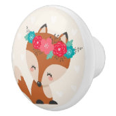 Schattigee Boho Chic Fox Keramische Knop (Rechts)