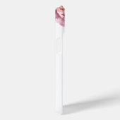 Schattigee Boho Chic Waterverf Roze Peonis geperso Case-Mate iPhone Case (Achterkant / Rechts)