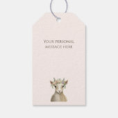 Schattigee boho geit dank u cadeaulabel (Achterkant)