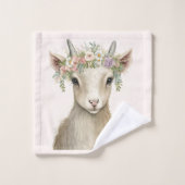 Schattigee Boho Goat Waterverven Bad Handdoek (Wasdoekje)