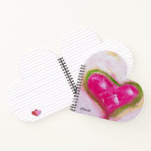 Schattigee Boho Hearts Chalk Handgeschilderd Notitieboek (Binnen)
