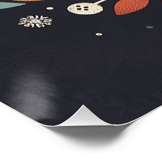 Schattigee Boho Herfst Robin krans Wall Decal Perfect Poster (Hoek)