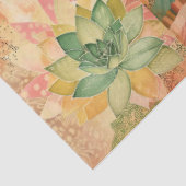 Schattigee Boho Hippie Waterverf Junk Journal Tissuepapier (Detail)