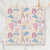 Schattigee boho mama om Baby shower te zijn Bedankjes Labels (Achterkant)