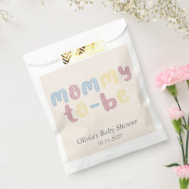 Schattigee boho mama om Baby shower te zijn Bedankzakje