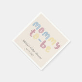 Schattigee boho mama om Baby shower te zijn Servet (Hoek)