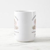 Schattigee Boho Oma Zwangerschapsaankondiging Mok (Center)