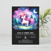 Schattigee Boho paardenverjaardag Kaart (Staand voorkant)