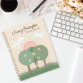 Schattigee Boho pastelvlinder Planner