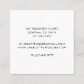 Schattigee Boho Rainbow Babysitter Visitekaartje (Achterkant)