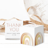 Schattigee Boho regenboog dank u Baby shower Bedankdoosjes