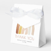 Schattigee Boho regenboog dank u Baby shower Bedankdoosjes (Voorkant Zijde)