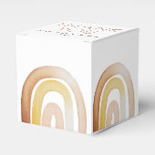 Schattigee Boho regenboog dank u Baby shower Bedankdoosjes (Voorkant Zijde)