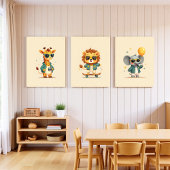 Schattigee Boho Safari Kinder Kamer Decor | Set va