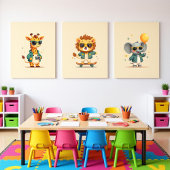 Schattigee Boho Safari Kinder Kamer Decor | Set va