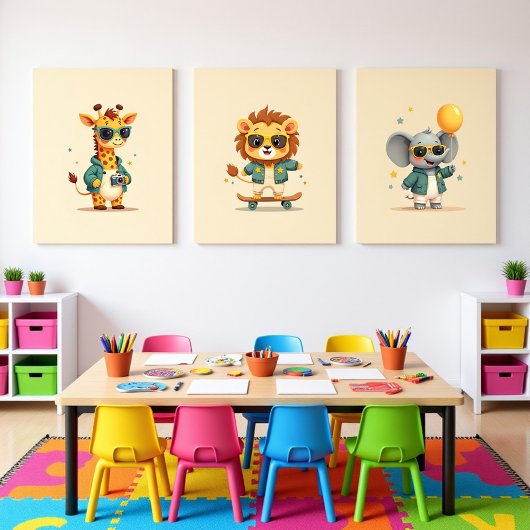 Schattigee Boho Safari Kinder Kamer Decor | Set va