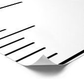 Schattigee Boho Star en Planet Groei Grafiek Poster (Hoek)