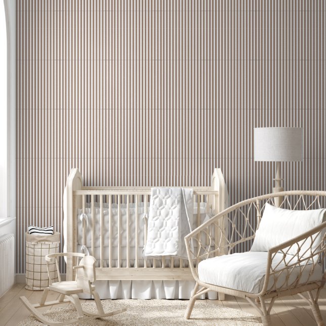 Schattigee Boho-strepen Behang (Kinderen)