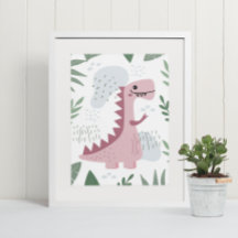 Schattigee Boho T-Rex Dinosaur Baby kamer kinderka