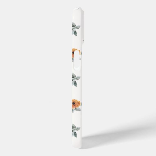 Schattigee Boho Terracotta Bloemen Groen Aangepast Case-Mate iPhone Case (Achterkant / Rechts)