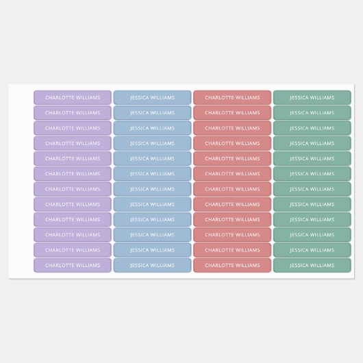 Schattigee Boho Terug naar School strijkijzer op k Labels (Vel)