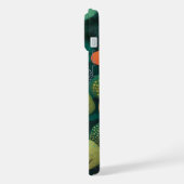 Schattigee bomen digitale kunst iPhone hoesje (Linkerkant)