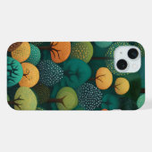 Schattigee bomen digitale kunst iPhone hoesje (Achterkant horizontaal)